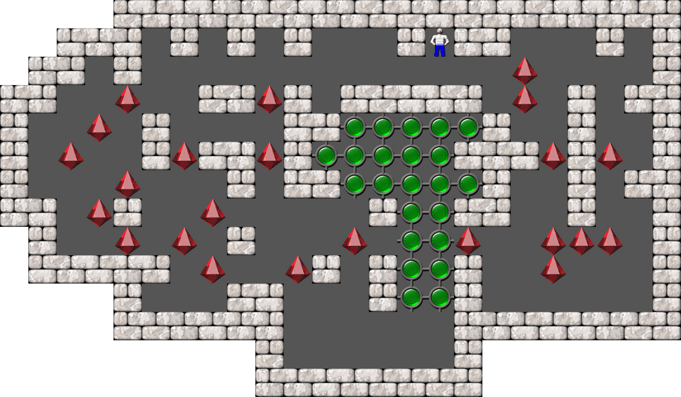 Sokoban Original 51-90 remodeled level 26